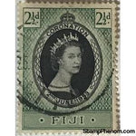 Fiji 1953 Coronation of Queen Elizabeth II-Stamps-Fiji-StampPhenom