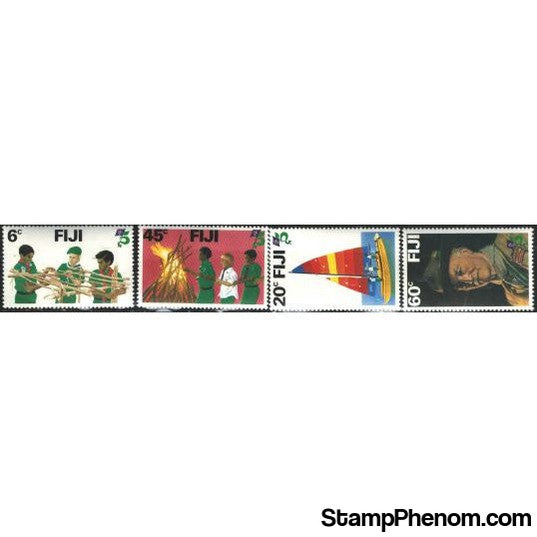 Fiji Scouting , 4 stamps