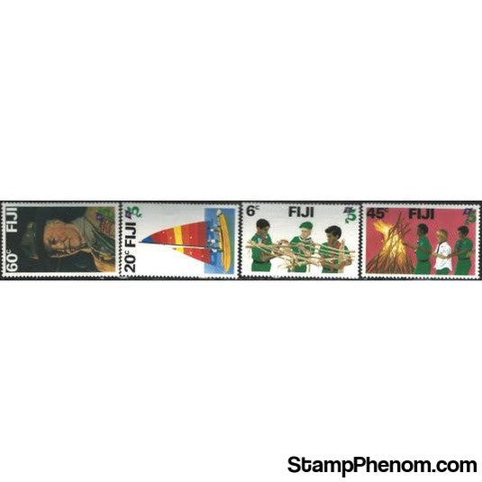 Fiji Scouting Lot 2 , 4 stamps