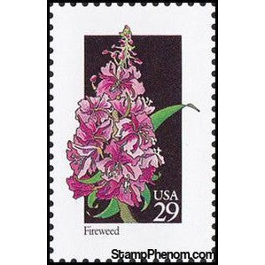 United States of America 1992 Fireweed (Chamaenerion angustifolium)