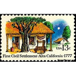 United States of America 1977 First Civil Settlement, Alta California 1777