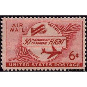 United States of America 1953 First Plane and Modern Plane