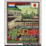 Paraguay 1972 First railway line Tokyo – Yokohama, 1872