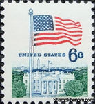United States of America 1970 Flag and White House