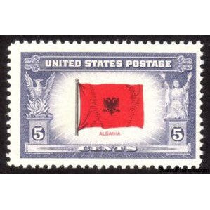 United States of America 1943 Flag of Albania