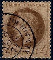 France 1863 - 1870 Emperor Napoléon III-Stamps-France-Mint-StampPhenom