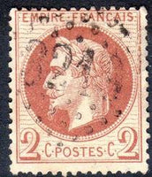 France 1863 - 1870 Emperor Napoléon III-Stamps-France-Mint-StampPhenom