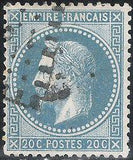 France 1863 - 1870 Emperor Napoléon III-Stamps-France-Mint-StampPhenom