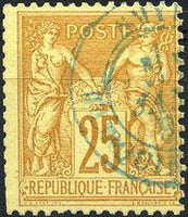 France 1877 - 1900 Pax and Mercur-Stamps-France-Mint-StampPhenom