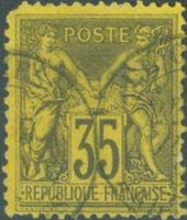 France 1877 - 1900 Pax and Mercur-Stamps-France-Mint-StampPhenom