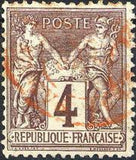 France 1877 - 1900 Pax and Mercur-Stamps-France-Mint-StampPhenom