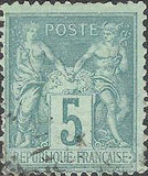 France 1877 - 1900 Pax and Mercur-Stamps-France-Mint-StampPhenom