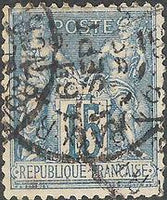 France 1877 - 1900 Pax and Mercur-Stamps-France-Mint-StampPhenom