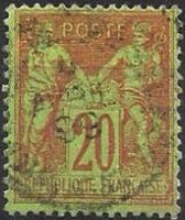 France 1877 - 1900 Pax and Mercur-Stamps-France-Mint-StampPhenom