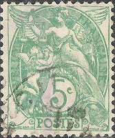 France 1900 Definitives - "Blanc" Type-Stamps-France-Mint-StampPhenom