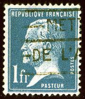 France 1924 - 1926 Definitives - Pasteur-Stamps-France-Mint-StampPhenom