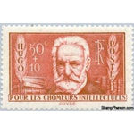 France 1936 For the unemployed intellectuals - Victor Hugo-Stamps-France-StampPhenom