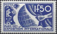 France 1936 World Exhibition - Paris-Stamps-France-Mint-StampPhenom