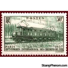 France 1937 13th International Railway Congress-Stamps-France-Mint-StampPhenom