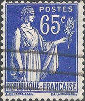 France 1937 - 1942 Definitives - Peace, New Colors-Stamps-France-Mint-StampPhenom
