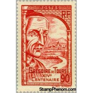 France 1939 Gregoire de Tours. fourteenth centenary-Stamps-France-StampPhenom