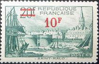 France 1940 - 1941 Earlier Issues with Surcharges-Stamps-France-Mint-StampPhenom