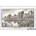 France 1941 Ancient Fortress Walls of Aigues Mortes-Stamps-France-StampPhenom