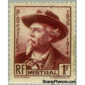 France 1941 Fréderic Mistral (1830-1914) poet, Nobel Price 1904-Stamps-France-StampPhenom