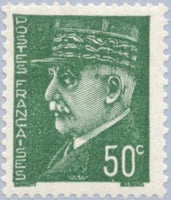 France 1941 Marshal Philippe Pétain (1856-1951)-Stamps-France-StampPhenom