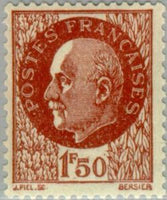 France 1942 Marshal Philippe Pétain (1856-1951)-Stamps-France-StampPhenom