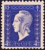 France 1944 - 1945 Definitives - Marianne-Stamps-France-Mint-StampPhenom