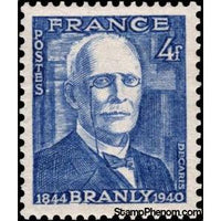 France 1944 Edouard Branly (1844-1940)-Stamps-France-StampPhenom