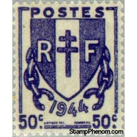 France 1945 Broken Chains-Stamps-France-StampPhenom