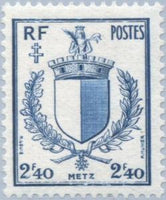 France 1945 Coat of Arms-Stamps-France-StampPhenom