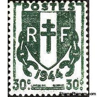 France 1945 Definitives - Shield and broken Chain-Stamps-France-Mint-StampPhenom