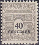 France 1945 Definitives - The Triumphal Arch-Stamps-France-Mint-StampPhenom