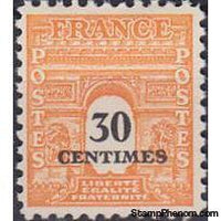 France 1945 Definitives - The Triumphal Arch-Stamps-France-Mint-StampPhenom