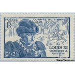 France 1945 Louis XI (1423-1483) Creator of the Post of State-Stamps-France-StampPhenom