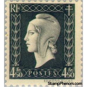 France 1945 Marianne type Dulac, 4.5fr-Stamps-France-Mint-StampPhenom