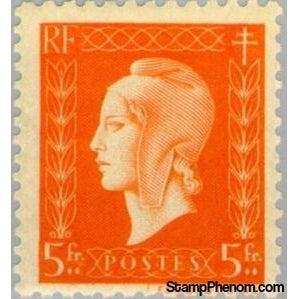 France 1945 Marianne type Dulac, 5fr-Stamps-France-Mint-StampPhenom
