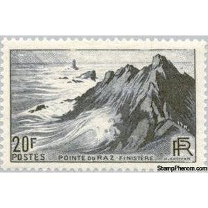 France 1946 Pointe du Raz , Finistère-Stamps-France-StampPhenom