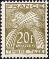 France 1946 Postage Due Stamps-Stamps-France-Mint-StampPhenom