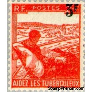 France 1946 Tuberculosis Aid (Surcharged)-Stamps-France-Mint-StampPhenom