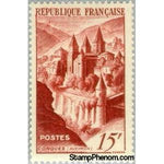 France 1947 Abbey of Conques - Aveyron-Stamps-France-StampPhenom