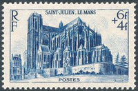 France 1947 Semi-Postals Cathedrals %26 Churches-Stamps-France-Mint-StampPhenom