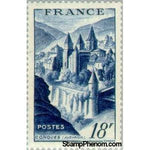 France 1948 Abbey of Conques - Aveyron-Stamps-France-StampPhenom