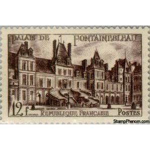 France 1951 Castle Fontainebleau (Courtyard of Goodbyes)-Stamps-France-StampPhenom