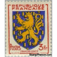 France 1951 Provincial Arms- Franche-Comte-Stamps-France-StampPhenom