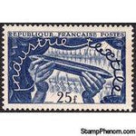 France 1951 Textile Industry-Stamps-France-Mint-StampPhenom