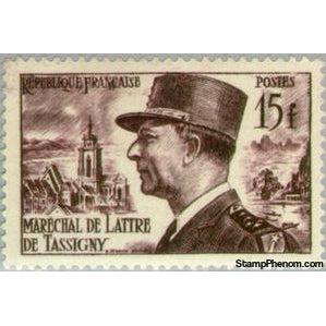 France 1952 Marshal de Lattre de Tassigny-Stamps-France-StampPhenom